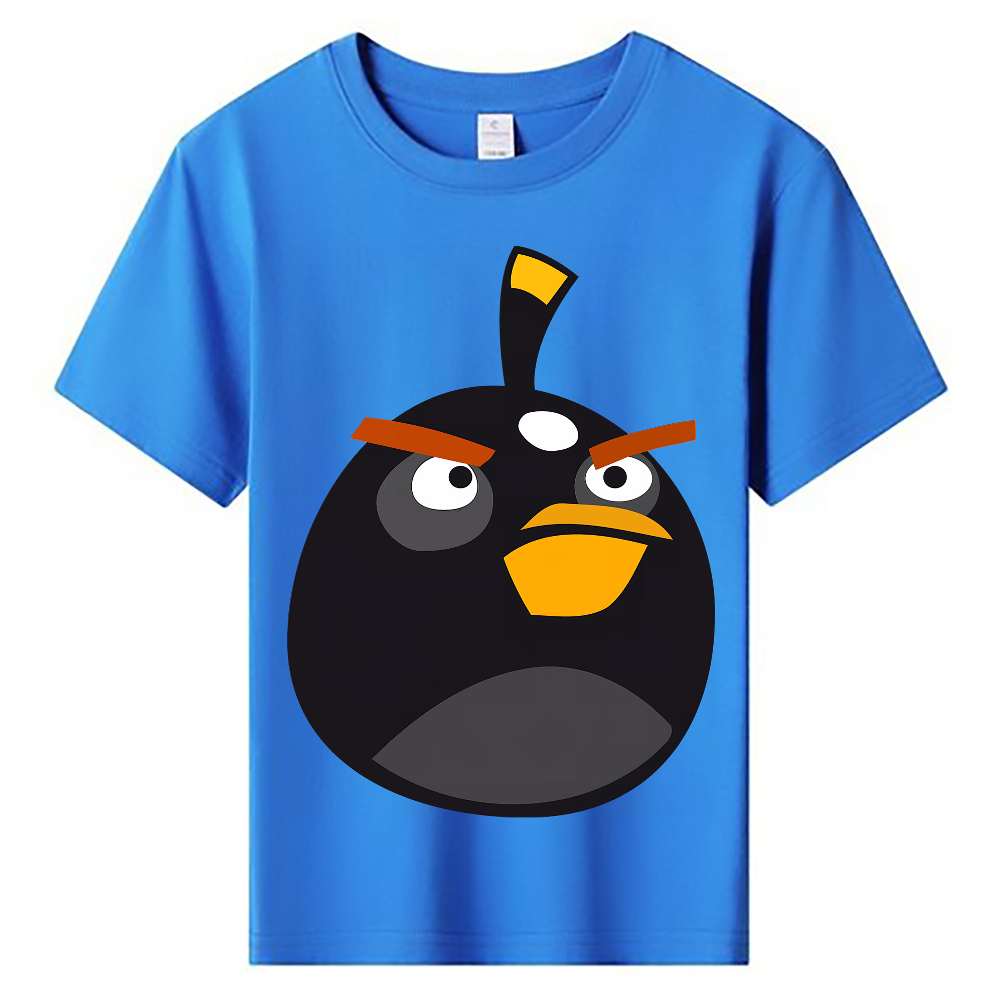 （画像用） Angry Birds アングリーバード 綿100％キッズTシャツ（フロントプリント）